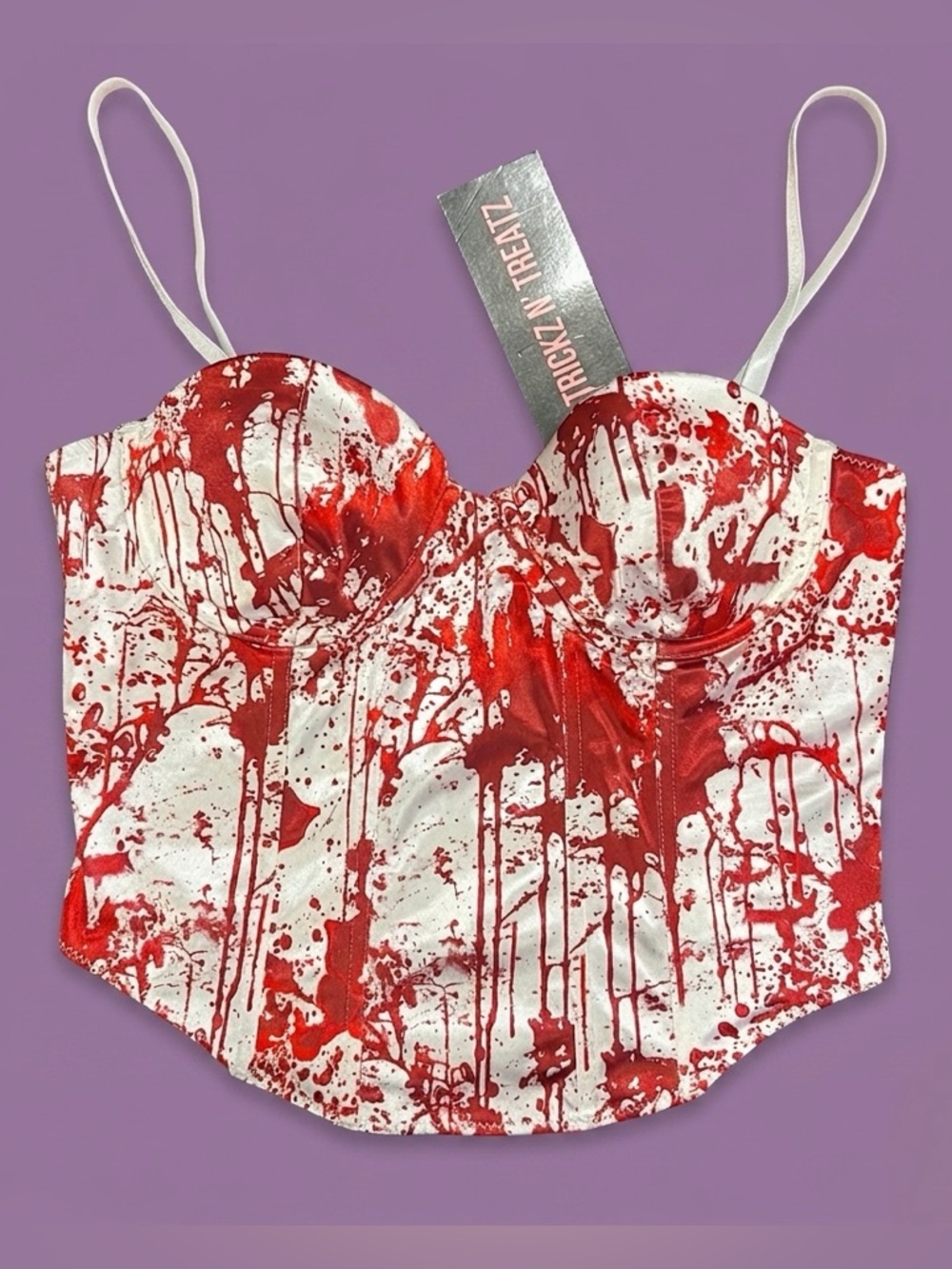 Dolls Kill x Trickz n Treatz - SCREAM QUEEN CORSET TOP